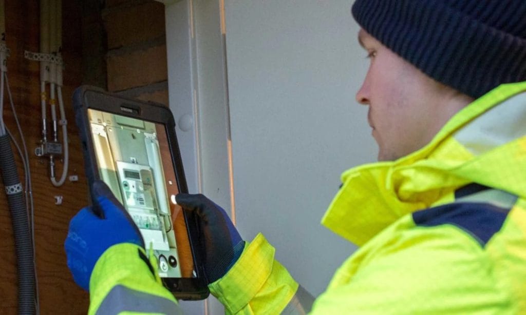 Dette billede illustrere Nya smarta mätare hos Kraftringens kunder signalerar fel snabbt och underlättar avbrottshantering