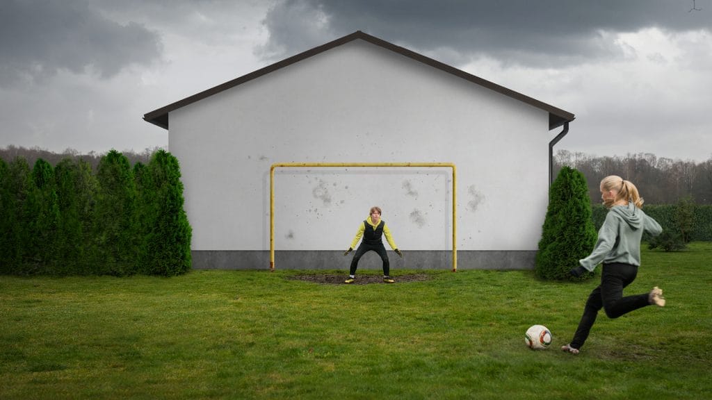 Dette billede illustrere Serpovent G3- ventilerad tjockputsfasad som vinner i längden