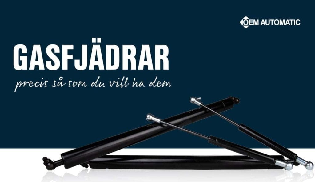 Dette billede illustrere OEM Automatic AB – KUNDUNIKA GASFJÄDRAR
