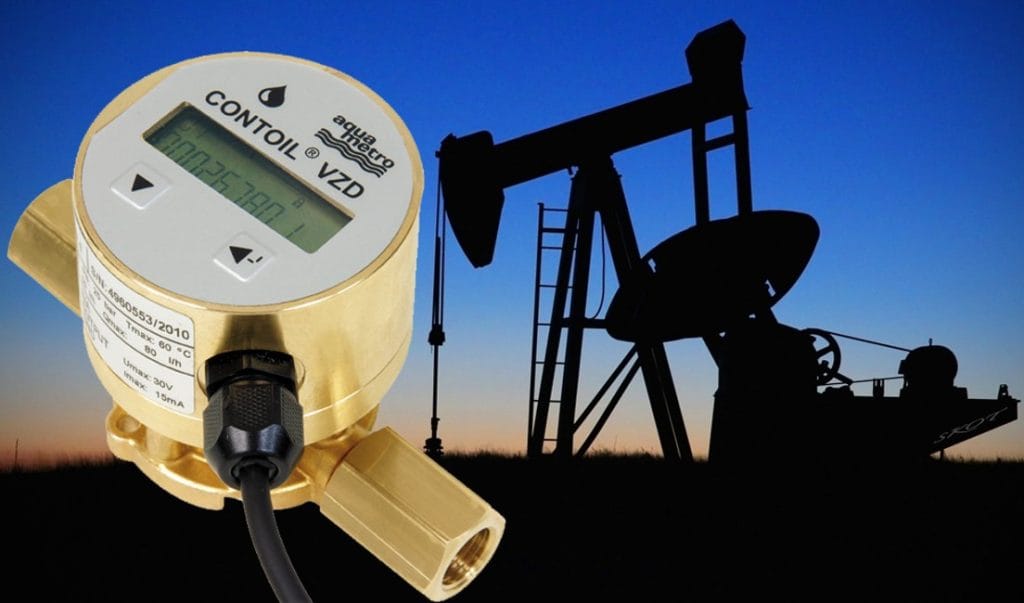 Dette billede illustrere Ambiductor – Oljemätare utrustas med Modbus-kommunikation