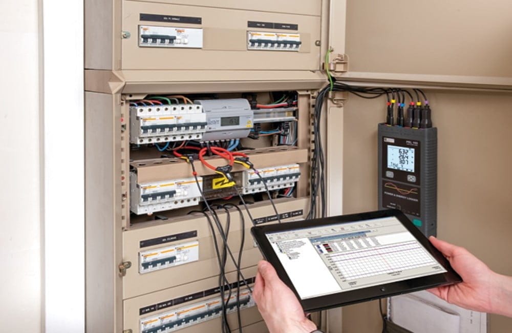 Dette billede illustrere CA Mätsystem AB – Loggning av energi och effekt