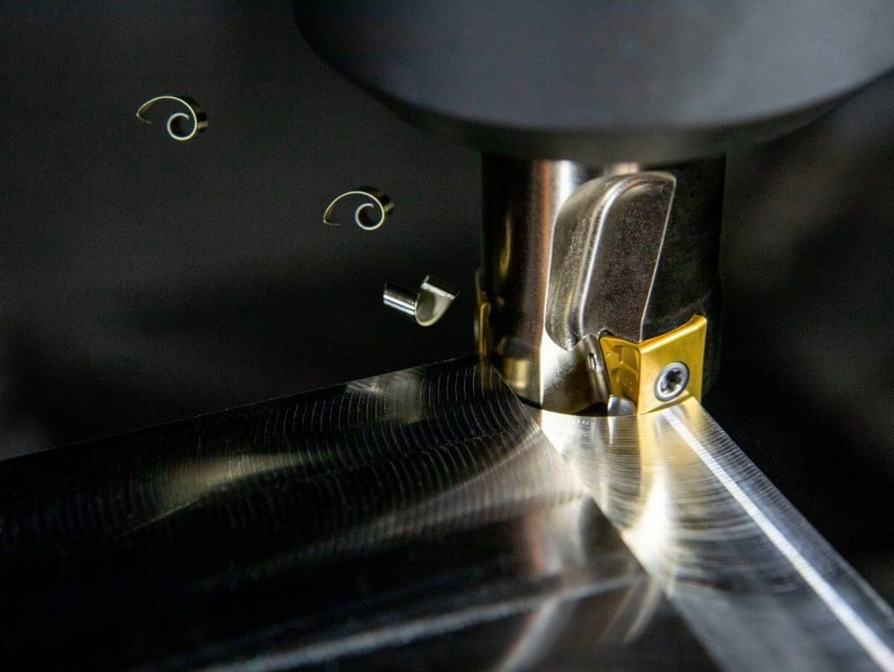 Dette billede illustrere Dormer Pramet – Produktiv hörnfräsning