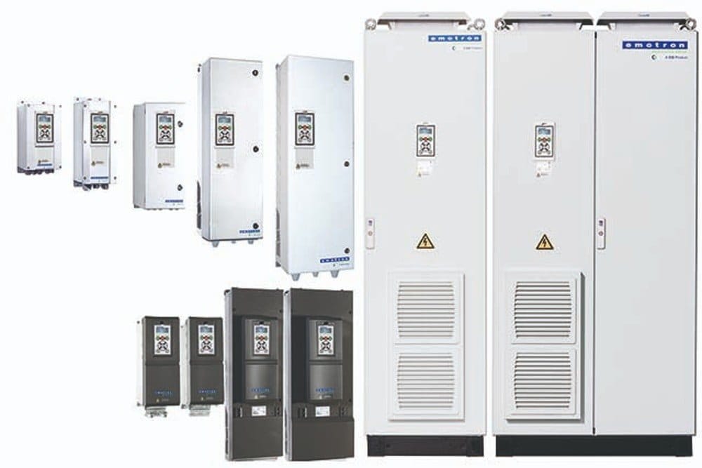 Dette billede illustrere CG Drives & Automation Sweden – Nya smarta och kompakta kraftmoduler minskar omriktarstorlek