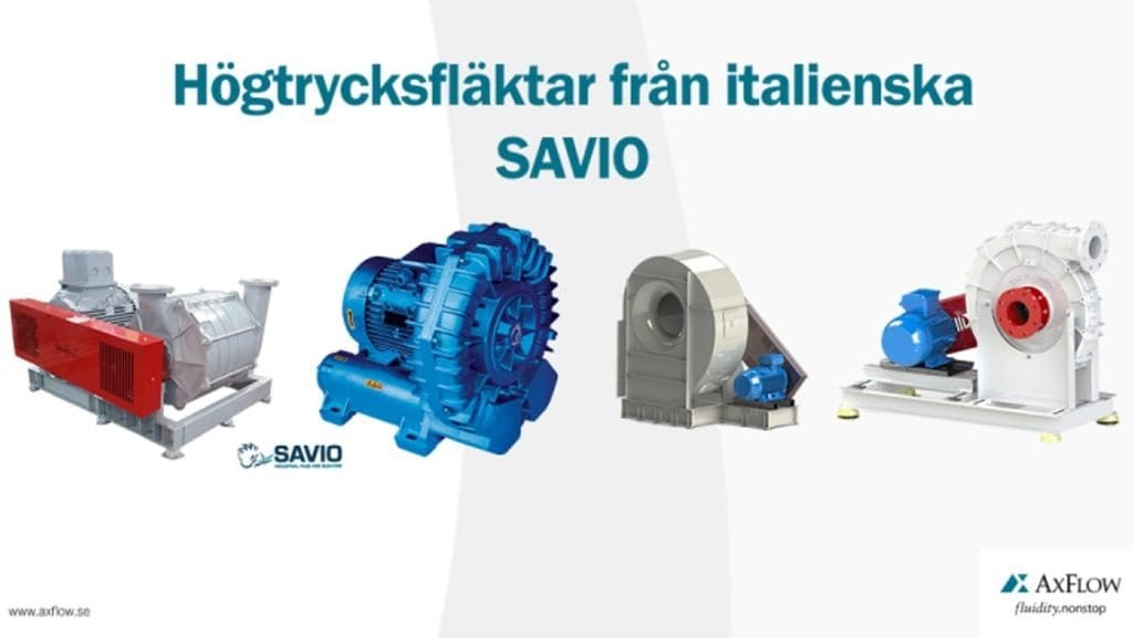 Dette billede illustrere AxFlow – SAVIO nu i vårt sortiment!