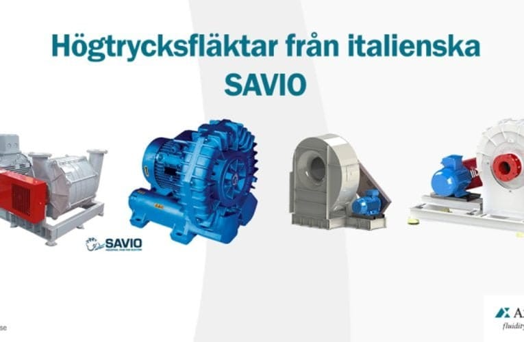 AxFlow – SAVIO nu i vårt sortiment!