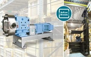 Dette billede illustrere Färdigmonterade pumpaggregat från AxFlow