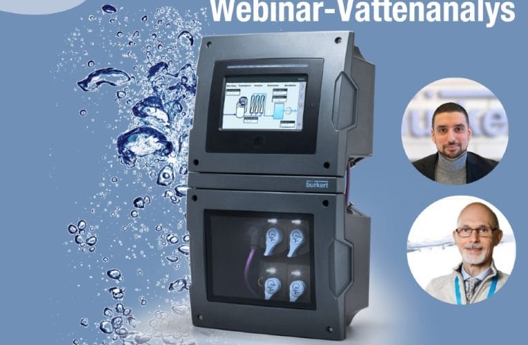 Webinar- ”Vattenanalys med Bürkert”