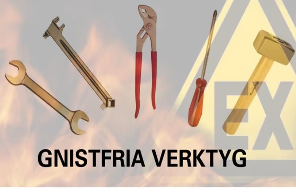 En enda gnista är tillräcklig för att orsaka allvarliga skador när du arbetar i områden med explosionsrisk, EX-zoner