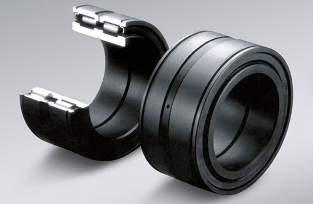 NSK:s ’full complement’ cylindriska rullager är försmorda med litiumfett.