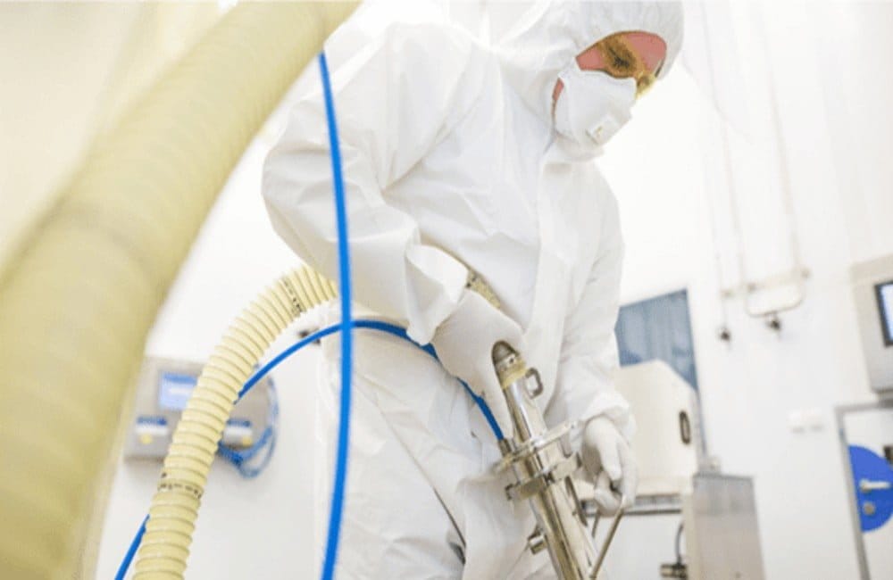 Pulverslangar används för olika tillämpningar inom livsmedels-, läkemedels- och kemisk produktion.