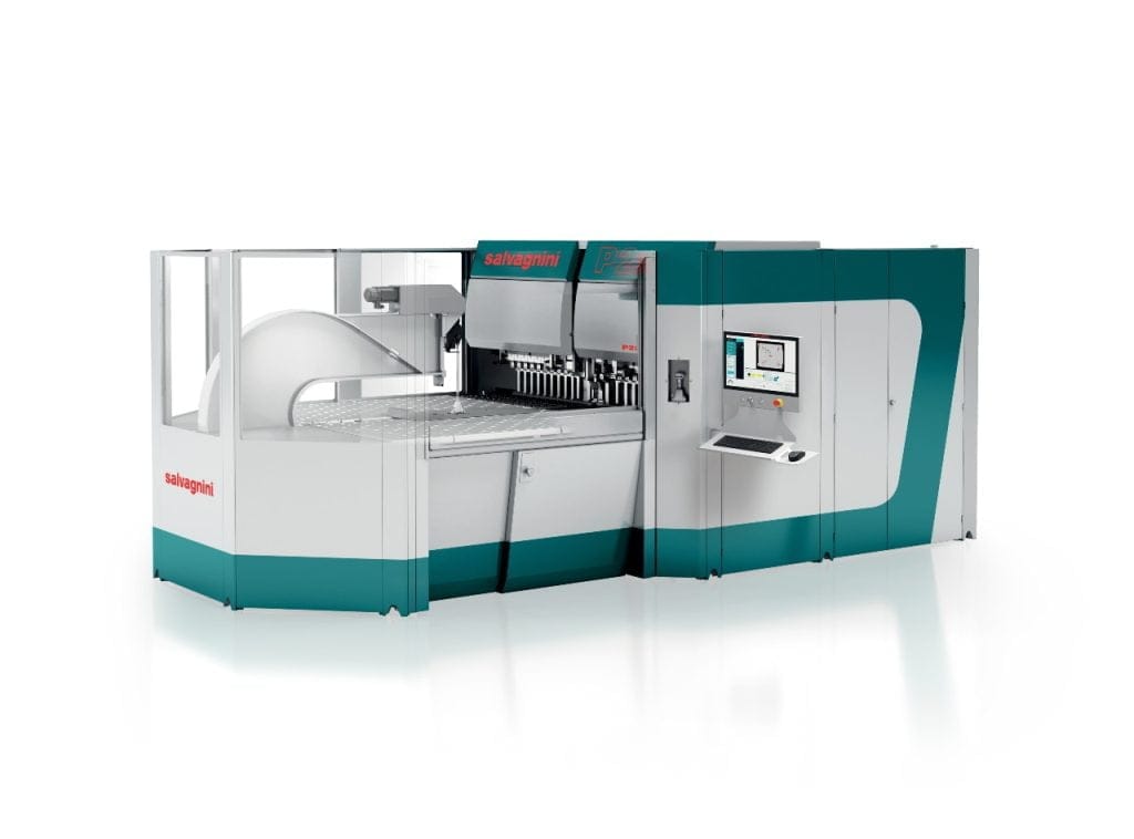 Maskinen tar bara en yta av ca 20 m² som inte är mycket mer an en kantpress med verktygsskåp, men produktiviteten är ca 2–5 gånger större med högre repetitions noggrannhet än en kantpress