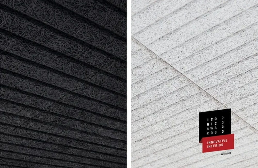 Troldtekts senaste designlösning med diskreta v-spår i ytan är en av vinnarna av ICONIC Awards 2023: Innovative Interior. Det är German Design Council som står bakom det prestigefyllda designpriset.