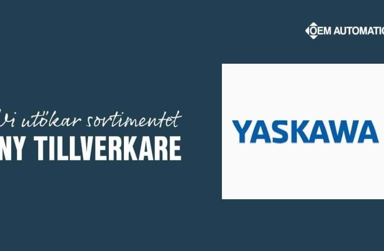 OEM Automatic AB – Vi utökar sortimentet med frekvensomriktare från Yaskawa