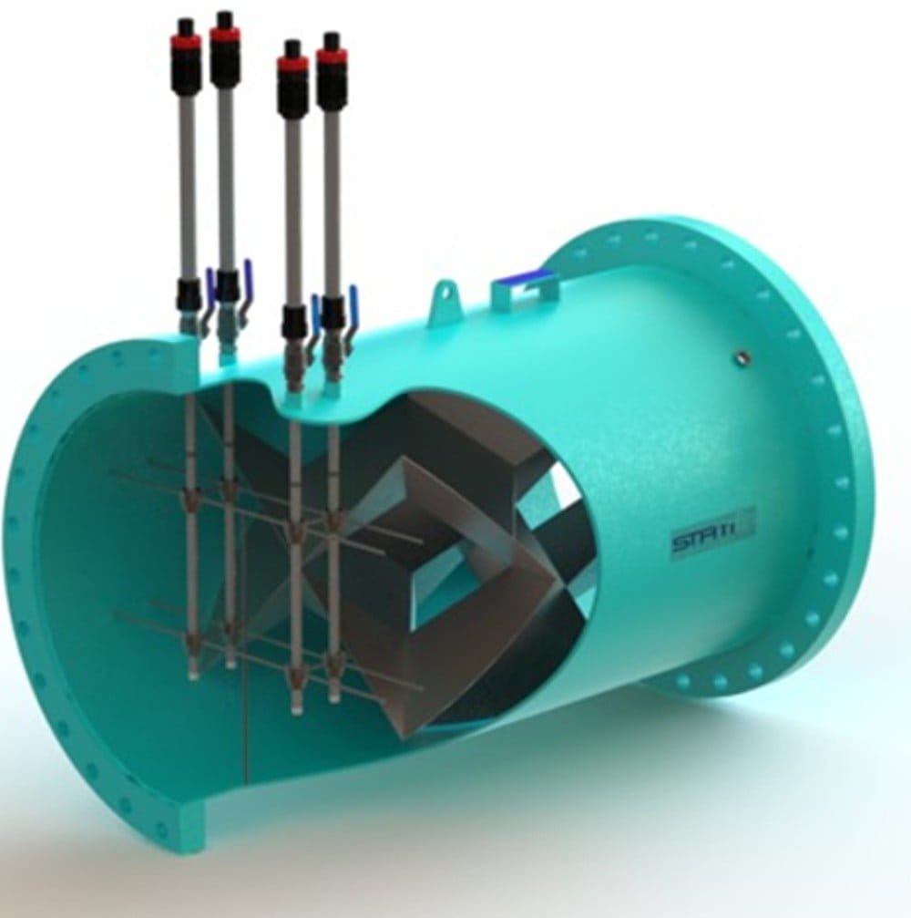 Tanklös blandning med statisk mixer