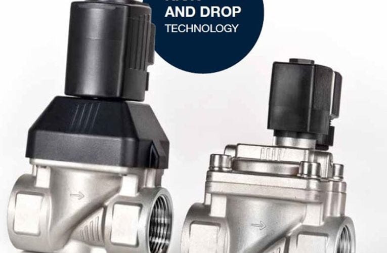 Bürkert – Minska energiförbrukningen med våra ”Kick & Drop” magnetventiler