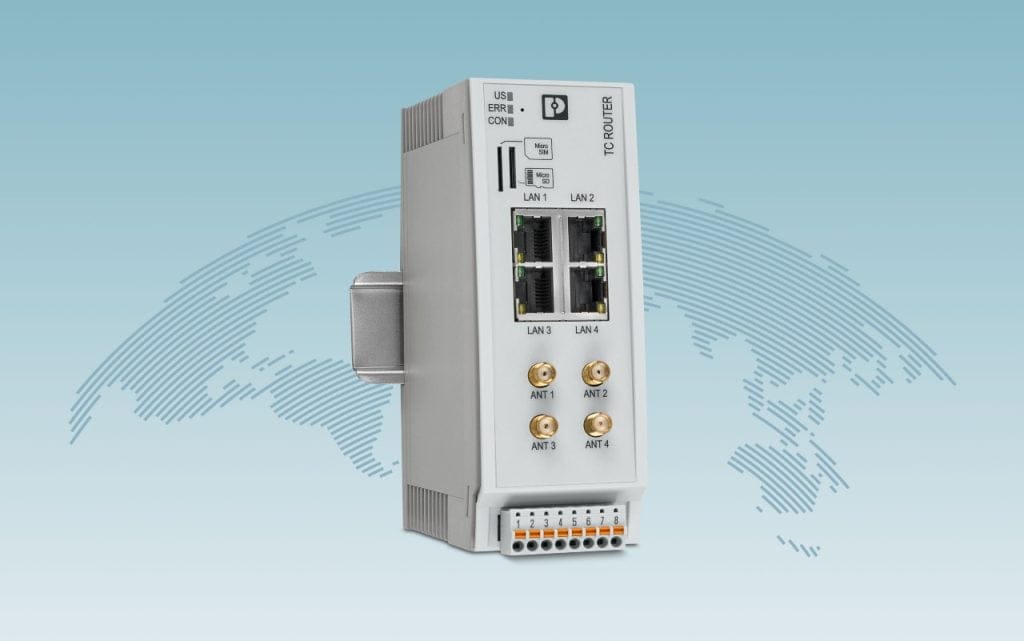 Industriell 5G Router för privata och publika 5G nät TC ROUTER 5004T-5G EU