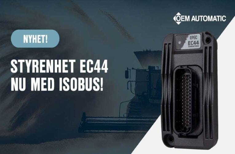 NYHET – Styrenhet med ISOBUS