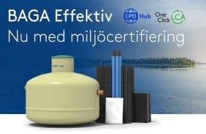BAGA Effektiv är en av Kingspans mest populära avloppslösningar för både "större små verk" och för enskilda husägare i Norden.