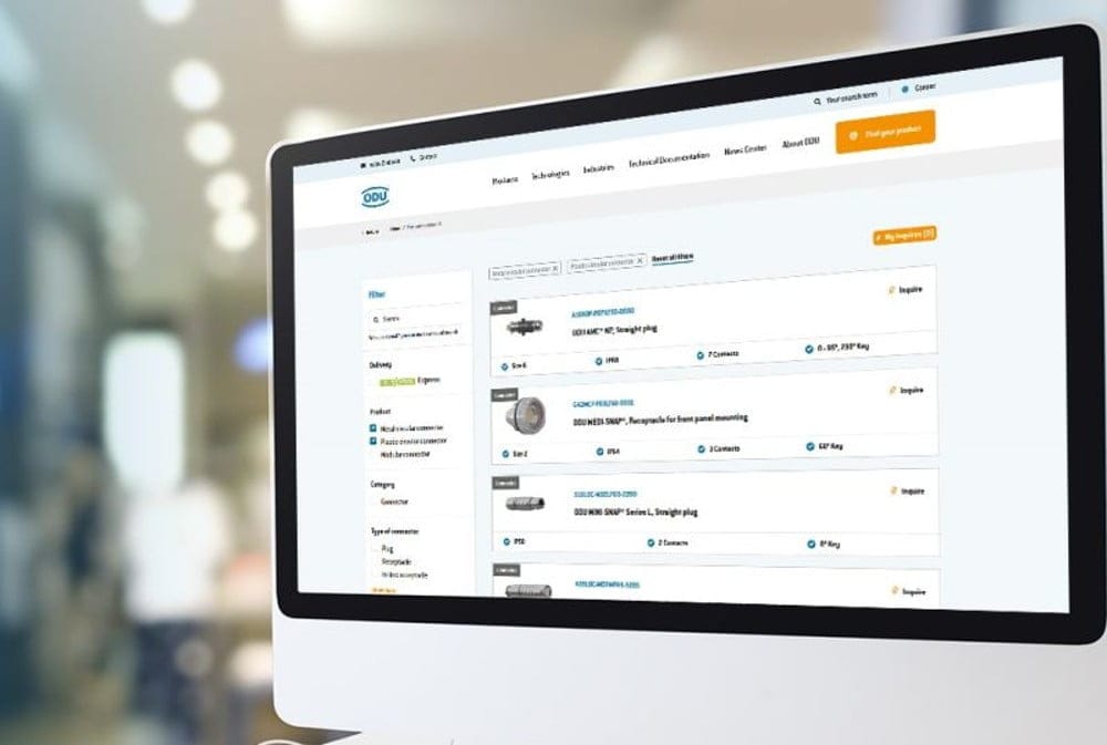ODU Scandinavia - Product Finder sparar tid när du letar bästa lösningen
