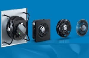 Fläktserien RadiCal 2 från ebm-papst lämpar sig för OEM-applikationer som elektroniska styrskåp, luftrenare och värmepumpar.