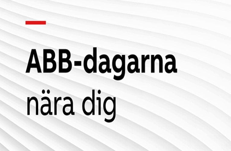 Välkommen till årets ABB-dagar – nära dig 2023