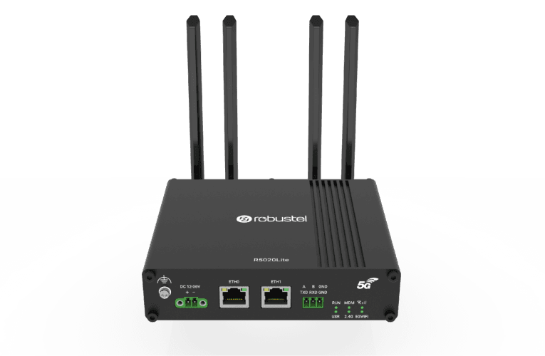 Acandia – Robustel 5020 LITE – Den snabba och prisvärda 5G routern