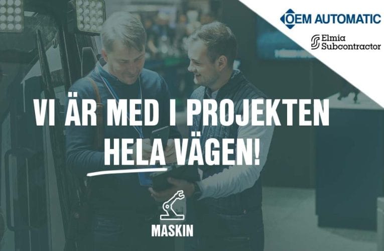 OEM Automatic AB – Träffa våra experter på komponenter för mobila applikationer på Elmia Subcontractor 2023!