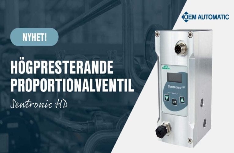 NYHET! Högpresterande proportionalventil