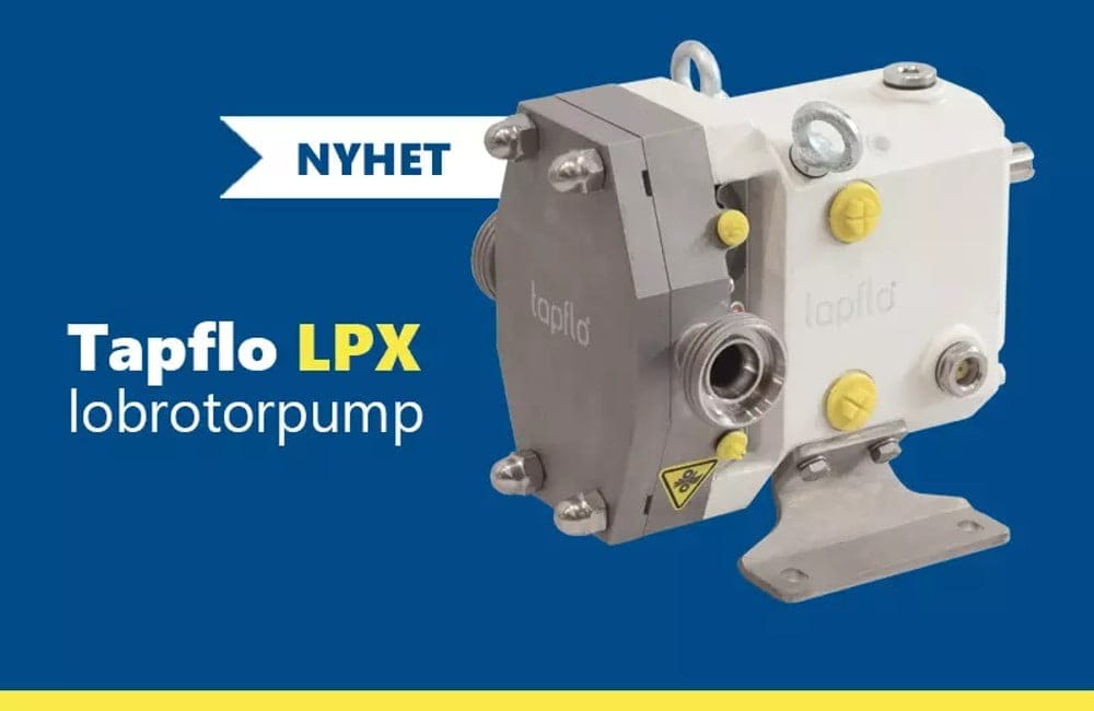 LPX – NY LOBROTORPUMP TILL TAPFLO