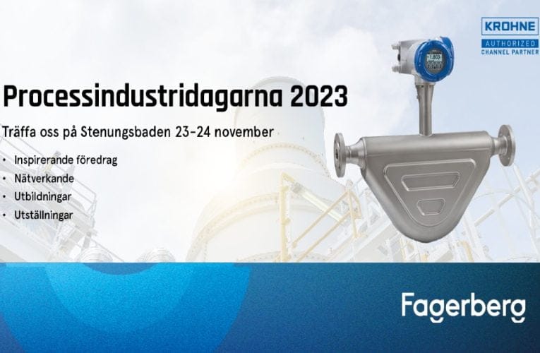 Fagerberg – Möt oss på Processindustridagarna