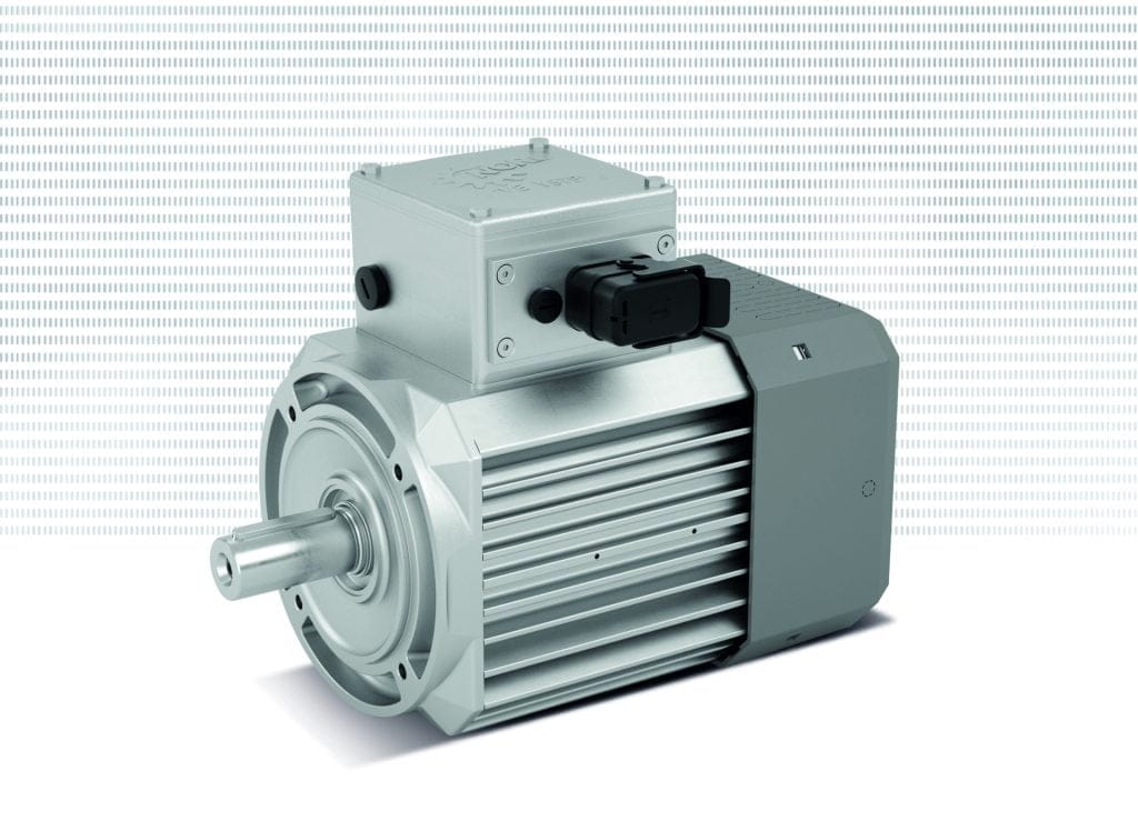 NORD-IE5plus-Synchronmotor.jpg: Den nya högeffektiva IE5+ synkronmotorserien från NORD kräver betydligt mindre sällsynta jordartsmetaller än sina föregångare. Bild: NORD DRIVESYSTEMS