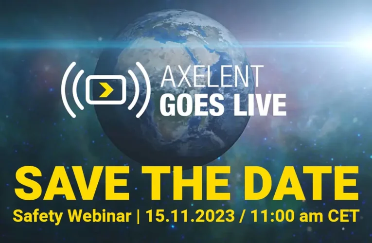 SAVE THE DATE – Axelent Safety Webinar den 15 november kl. 11:00