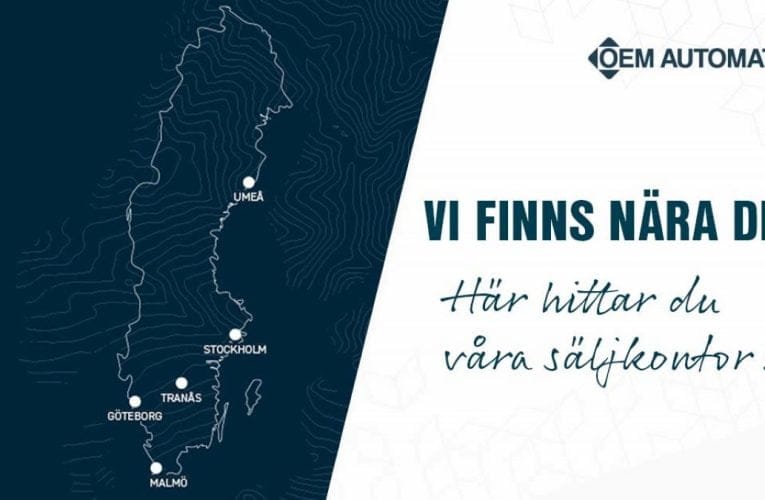 OEM Automatic AB – Vi finns nära dig – Här hittar du våra säljkontor!