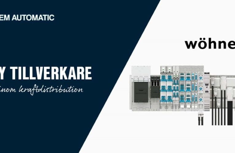 OEM Automatic välkomnar ny tillverkare inom kraftautomation: Wöhner