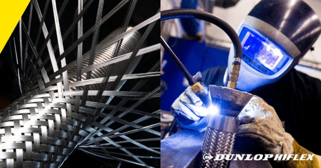 Visste du att Dunlop Hiflex levererar monterade metallslangar i rostfritt/syrafast stål?