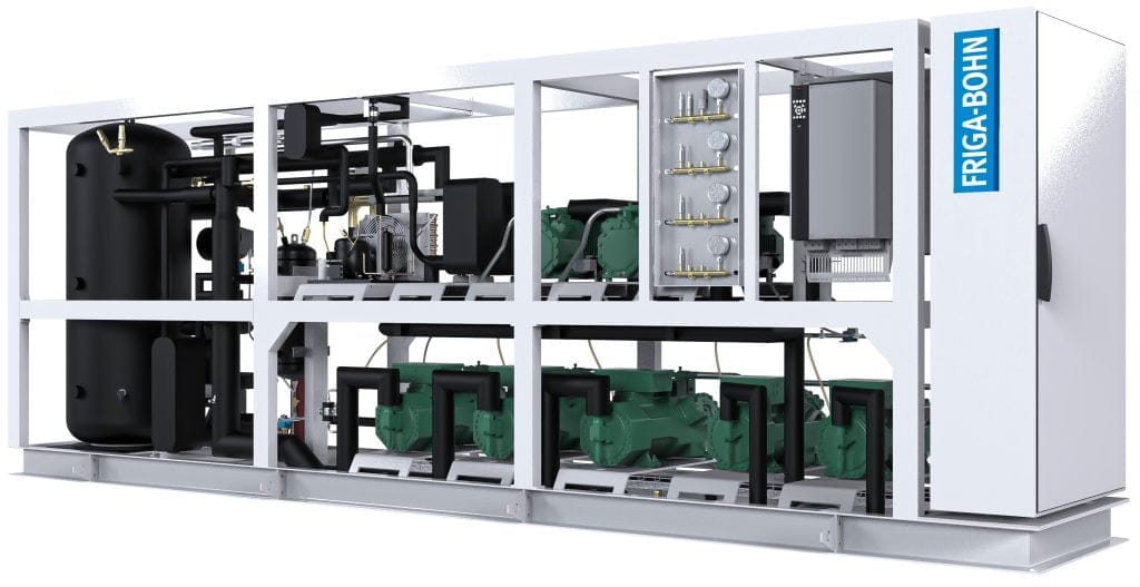 Transkritiskt CO2LD-boosterrack
