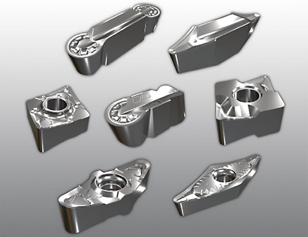 Svarv- och spårstickningsskär med DLC-beläggning