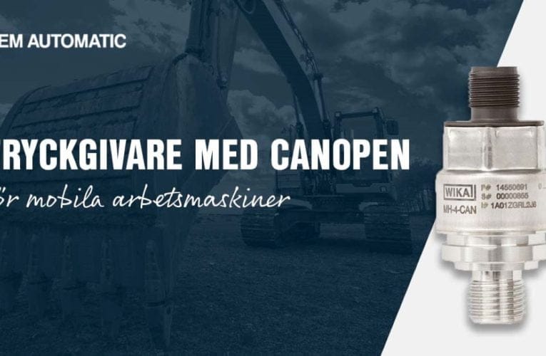 OEM Automatic AB – Tryckgivare med CANopen – här är fördelarna!