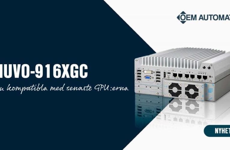 Upplev framtiden med AI-datorer: Nuvo-9160GC och Nuvo-9166GC