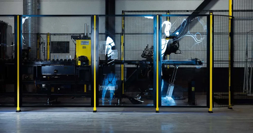 Man bör dock förstå att skyddsstängsel i princip inte är avsedda att hålla tillbaka robotar som är på villovägar. ISO 10218-2 visar tydligt att andra åtgärder måste vidtas för att begränsa robotrörelser. Maskin- och systemdesign som förlitar sig på skyddsstängsel som en "catch all" är felaktig design. Skyddsstängsel är främst avsedda att hålla människor ute, inte roboten inne.