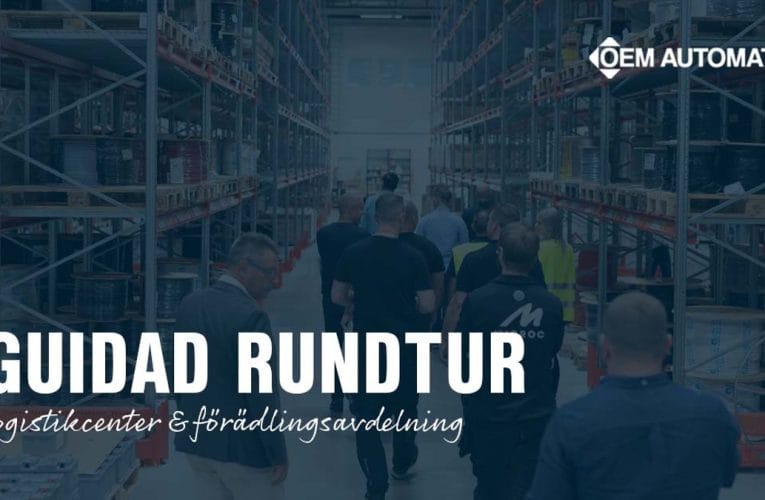 Är du nyfiken på hur det ser ut i vårt logistikcenter?