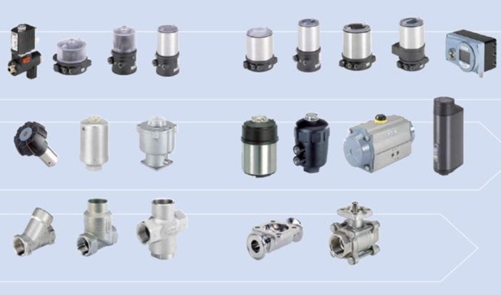 Hos Bürkert hittar ni för varje steg i tryckluftsprocessen en riktig ventil. Läs mer om det breda produktutbudet, passande lösningar samt om personlig service.