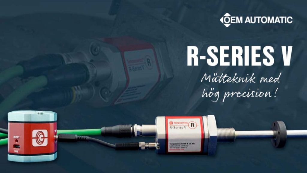 Temposonics R-Series V-sensorer är de mest avancerade linjära positionsgivarna på marknaden och kombinerar den senaste magnetostriktiva teknologin med innovativa smarta diagnoser för industriella tillämpningar.