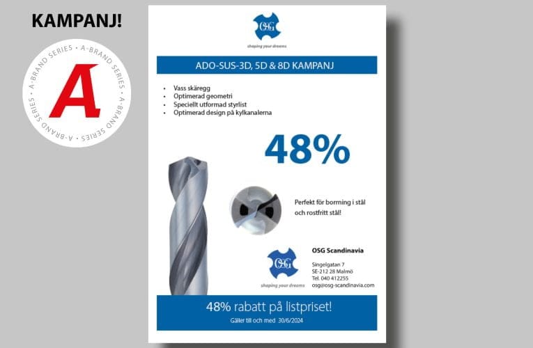 OSG – Vi har lanserat tre nya kampanjer där du får 48% rabatt på listpriset!
