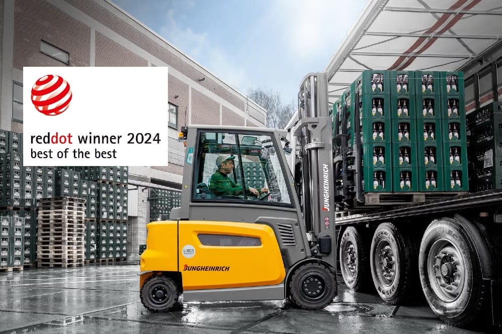 Jungheinrich nya EFG 4-serie med motviktstruckar vinner Red Dot Award "Best of the Best".