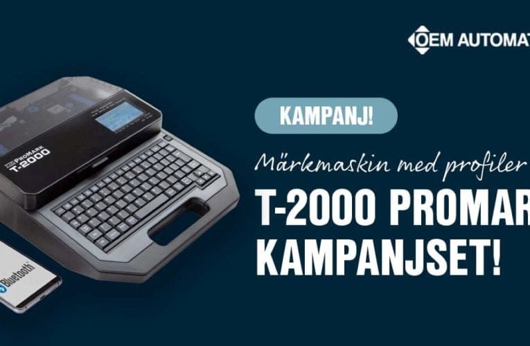 OEM Automtic AB – Kampanj – Batteridriven märkmaskin med profiler!