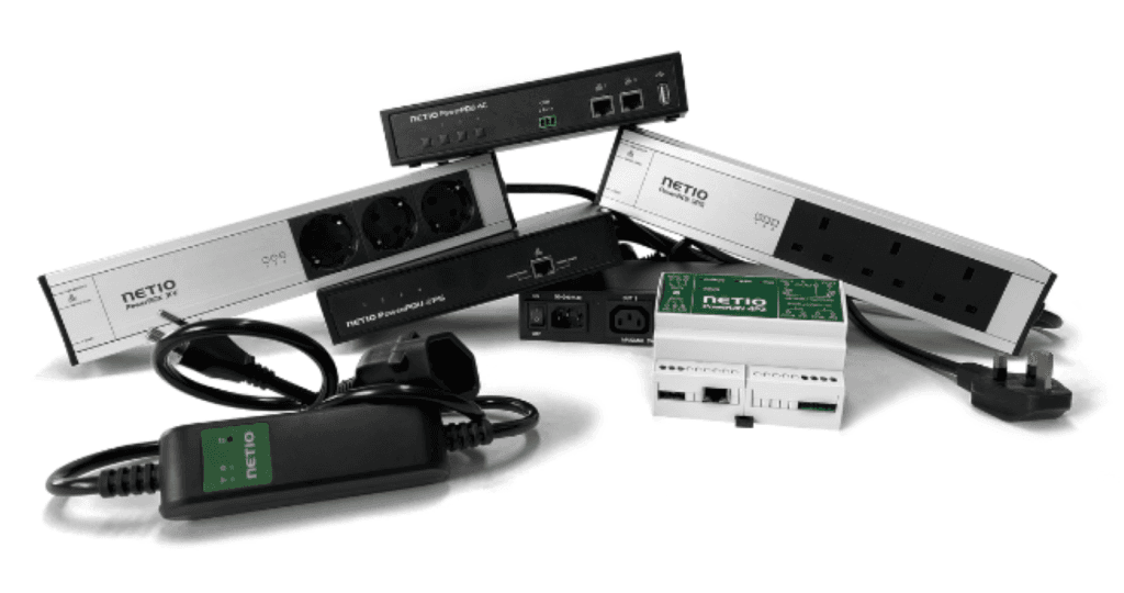 NETIO erbjuder avancerade eluttag med många användbara funktioner. Uttagen kan övervakas och styras via ett webbgränssnitt och en molntjänst gör det lätt att snabbt driftsätta i olika nätverk. Nedan ett urval av de användbara funktionerna