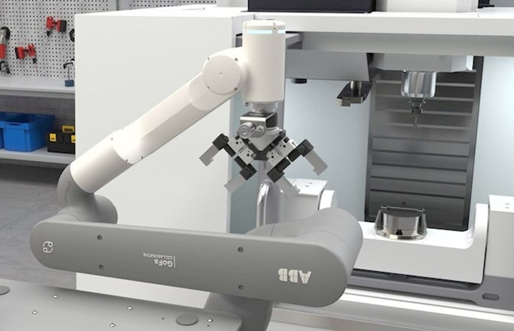 ABB:s nya maskinbetjäningscell förenklar automation och kompenserar för arbetskraftsbrist