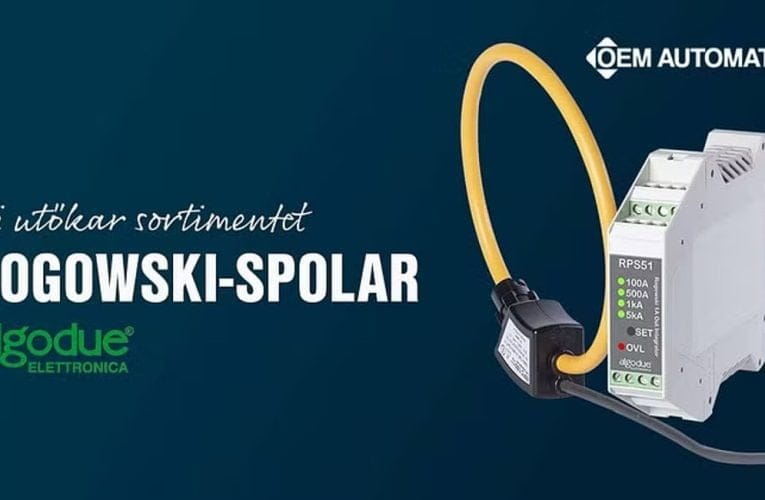 OEM Automatic – Vi utökar sortimentet med Rogowski-spolar & konverter