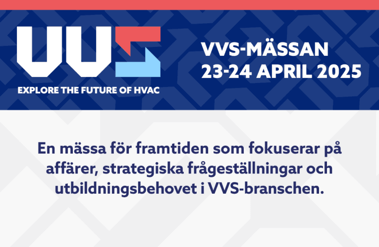 Easyfairs lanserar helt ny mässa inom VVS!
